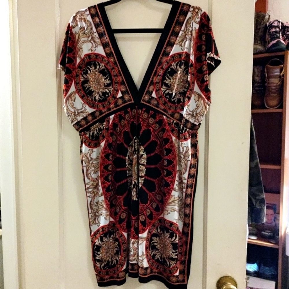 Deep Vneck, Mini dress